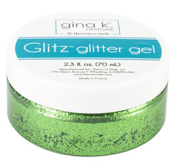 Gina K Designs Glitz Glitter Gel, sävy Grass Green