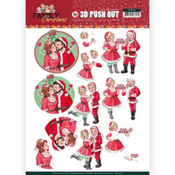 Yvonne Creations Christmas Family 3D-kuvat Loving Christmas
