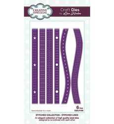 Creative Expressions stanssisetti Stitched Lines