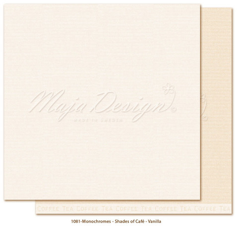 Maja Design Monochromes - Shades of Café skräppipaperi Vanilla
