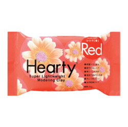 Hearty Super Lightweight Air-Dry Clay, kevytsavi, punainen, 50 g