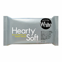 Hearty Soft Lightweight Air-Dry Clay, kevytsavi, valkoinen, 200 g