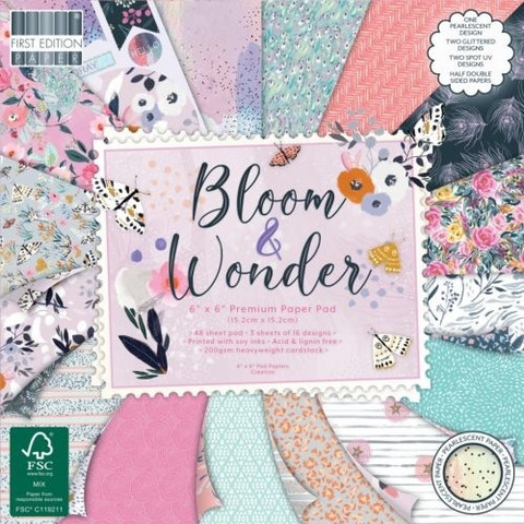 First Edition paperipakkaus Bloom and Wonder