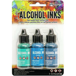 Tim Holtz alkoholimusteet, sävy Teal/Blue Spectrum