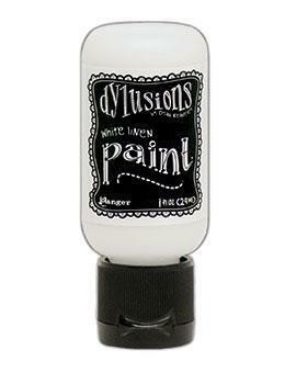 Dylusions Flip Cap -akryylimaali, sävy White Linen