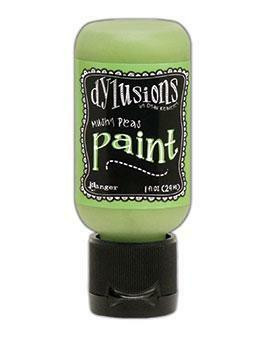 Dylusions Flip Cap -akryylimaali, sävy Mushy Peas