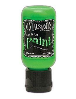 Dylusions Flip Cap -akryylimaali, sävy Cut Grass