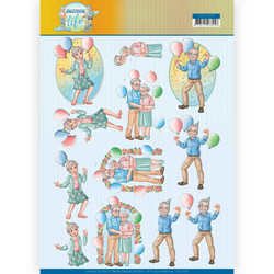 Yvonne Creations Active Life leikattavat 3D-kuvat Party Together