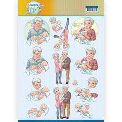 Yvonne Creations Active Life leikattavat 3D-kuvat Grandparents