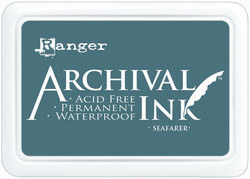Archival Ink -mustetyyny, sävy Seafarer