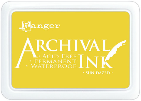 Archival Ink -mustetyyny, sävy Sun Dazed