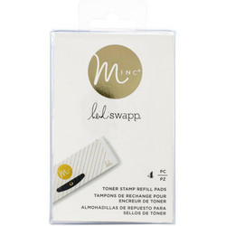 Heidi Swapp Minc Toner Stamping -mustetyynykotelon täyttötyynyt, 4 kpl