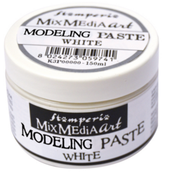 Stamperia Modelling -pasta, muotoilupasta, valkoinen, 150 ml