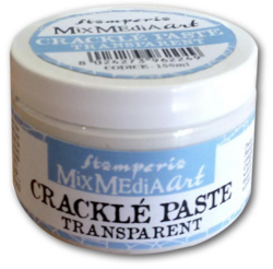 Stamperia Crackle Paste -pasta, transparent, 150 ml