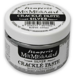 Stamperia Crackle Paste -pasta, hopea, 150 ml
