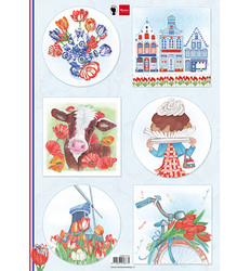 Marianne Design korttikuvat I Love Holland, Tulips