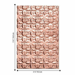 Sizzix 3-D Textured Impressions A6 kohokuviointikansio Adorned Tile