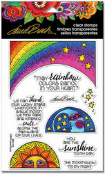 Stampendous leimasinsetti Rainbow Moon