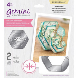 Gemini Double-Sided stanssisetti Hexagon Box