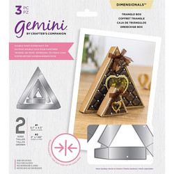 Gemini Double-Sided stanssisetti Triangle Box