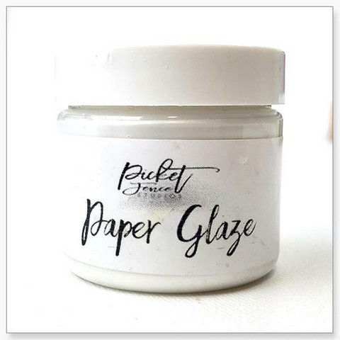 Picket Fence Paper Glaze, sävy Snowdrop White