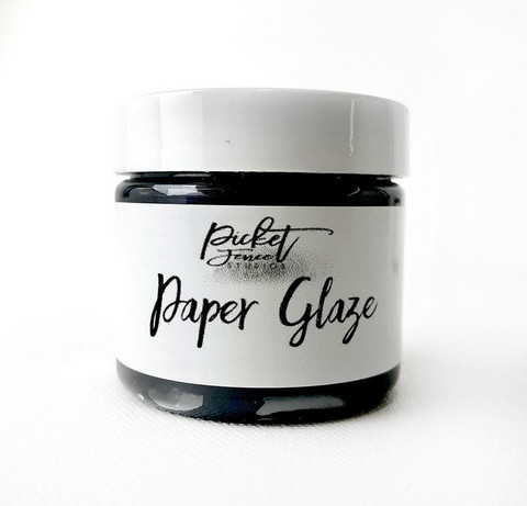Picket Fence Paper Glaze, sävy Black Pansy