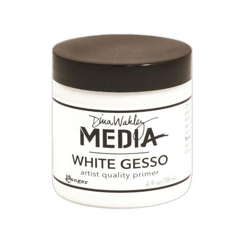 Dina Wakley Media Gesso, valkoinen, 118 ml