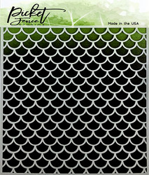 Picket Fence sapluuna Mermaid Scales