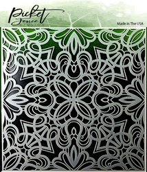 Picket Fence sapluuna Fancy Flourishes