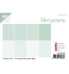Joy! crafts paperipakkaus Mint Patterns