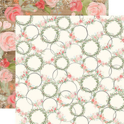 Carta Bella Farmhouse Market skräppipaperi Wreaths