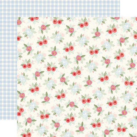 Carta Bella Farmhouse Market skräppipaperi Vintage Floral