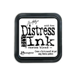 Distress DIY -mustetyyny, tee-se-itse