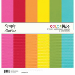 Simple Stories Color Vibe -paperipakkaus Brights