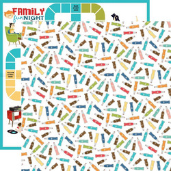 Carta Bella Family Night skräppipaperi Soda