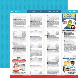 Carta Bella Family Night skräppipaperi TV Shows