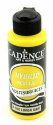 Cadence Hybrid Acrylic -akryylimaali, sävy Lemon Yellow, 120 ml