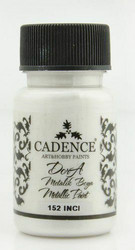 Cadence Dora Metallic -akryylimaali, sävy Pearl, 50 ml