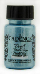 Cadence Dora Metallic -akryylimaali, sävy Aegean, 50 ml