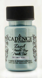 Cadence Dora Metallic -akryylimaali, sävy Blue Green, 50 ml