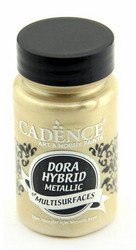 Cadence Dora Hybrid Metallic -akryylimaali, sävy Champagne, 90 ml