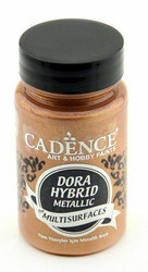 Cadence Dora Hybrid Metallic -akryylimaali, sävy Bronze, 90 ml