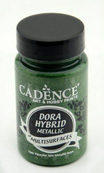 Cadence Dora Hybrid Metallic -akryylimaali, sävy Green 90 ml