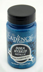 Cadence Dora Hybrid Metallic -akryylimaali, sävy Blue 90 ml
