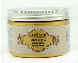 Cadence Dora Perla Metallic Relief -pasta, sävy Gold, 150 ml
