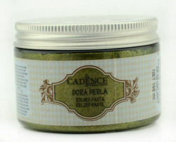 Cadence Dora Perla Metallic Relief -pasta, sävy Malahit, 150 ml