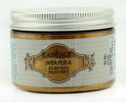 Cadence Dora Perla Metallic Relief -pasta, sävy Ankerit Gold, 150 ml