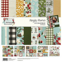 Simple Stories Winter Farmhouse Collection Kit -paperipakkaus, 12