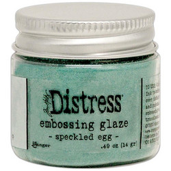 Tim Holtz Distress Embossing Glaze -jauhe, sävy Speckled Egg