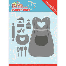 Yvonne Creations Bubbly Girls Party stanssisetti Apron